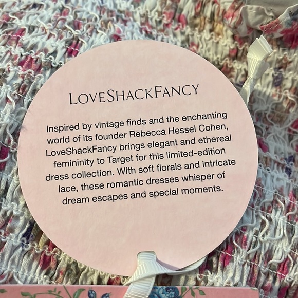 ✨💫💕 LoveShackFancy Adeline Mixed Floral Print Smocked Ruffle Mini Dress 💕💫✨ - Picture 7 of 16